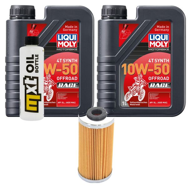 Inspektionspaket 2L 10W-50 + Ölfilter für Sherco SEF 4.5 i R Sixdays 450 ccm Bj. 2015