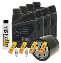Pacchetto di ispezione 4L 10W-40 + filtro olio + 4x candela per Suzuki GSF Bandit N S 1200 ccm Anno 2002 - 2005