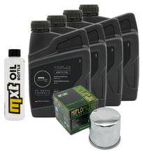 Pacchetto di ispezione 4L 10W-40 + filtro olio + 4x candela per Suzuki GSF Bandit N S 1200 ccm Anno 2002 - 2005