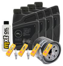 Pacchetto di ispezione 4L 10W-40 + filtro olio + 4x candela per Suzuki GSX F FA 1250 ccm Anno 2010 - 2013