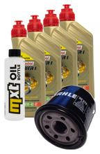 Paquete de inspección 4L 10W-40 + filtro de aceite + 4 bujías para Suzuki GSX-R 750 ccm Año 2005