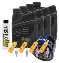 Inspection package 4L 10W-40 + oil filter + 4x spark plug for Suzuki GSX-R 750 ccm Year 2005