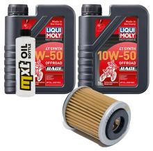 Pacote de Inspeção 2L 10W-50 + filtro de óleo para TM EN F 450 ccm Ano 2010