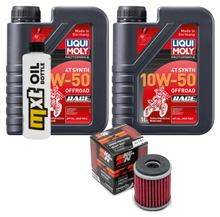 Paquet d'inspection 2L 10W-50+filtre à huile pour TM EN F 450 ccm Année 2012