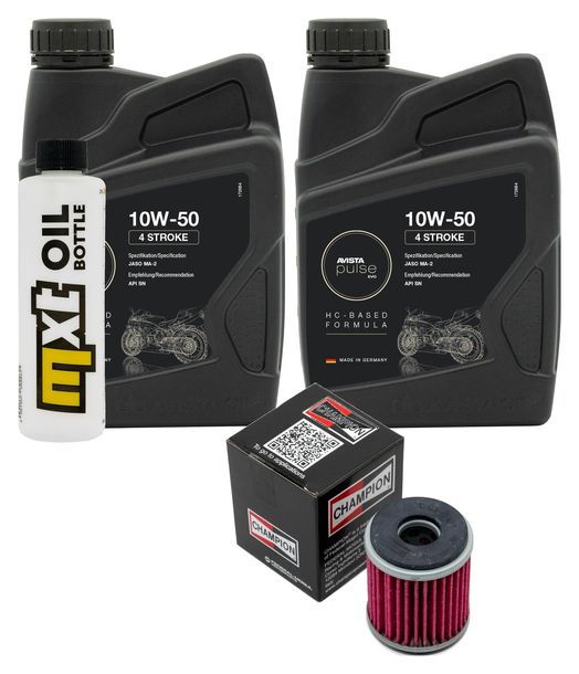 Inspektionspaket 2L 10W-50 + Ölfilter für TM EN F MX 530 ccm Bj. 2006 - 2014