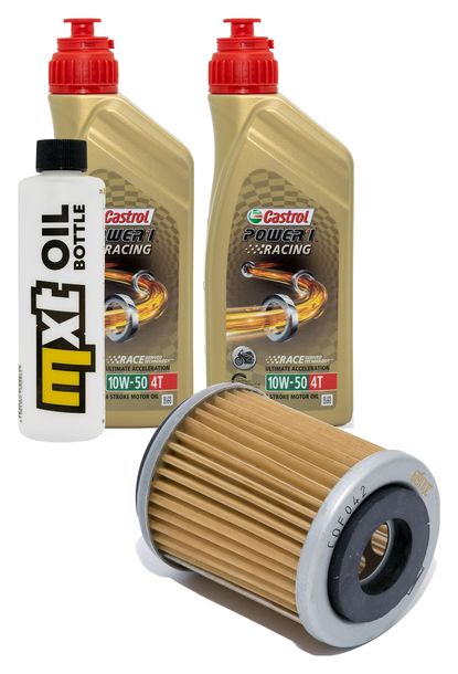 Inspektionspaket 2L 10W-50 + Ölfilter für TM MX F 450 ccm Bj. 2012