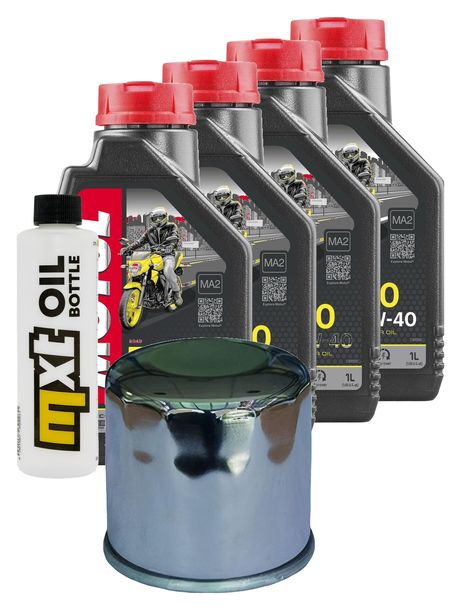 Inspektionspaket 4L 10W-40 + Ölfilter für Triumph Daytona T595 955 ccm Bj. 1997 - 1998