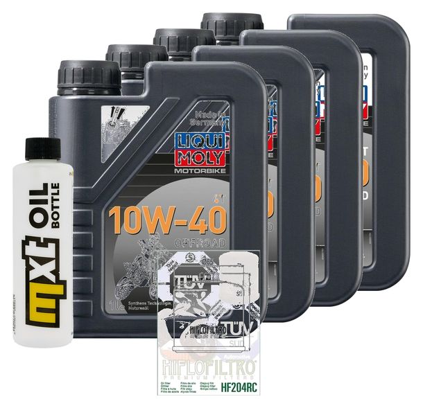 Inspektionspaket 4L 10W-40 + Ölfilter für Triumph Daytona T595 955 ccm Bj. 1997 - 1998