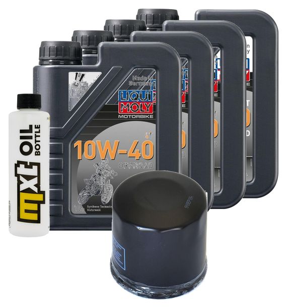 Inspektionspaket 4L 10W-40 + Ölfilter für Triumph Daytona T595 955 ccm Bj. 1997 - 1998