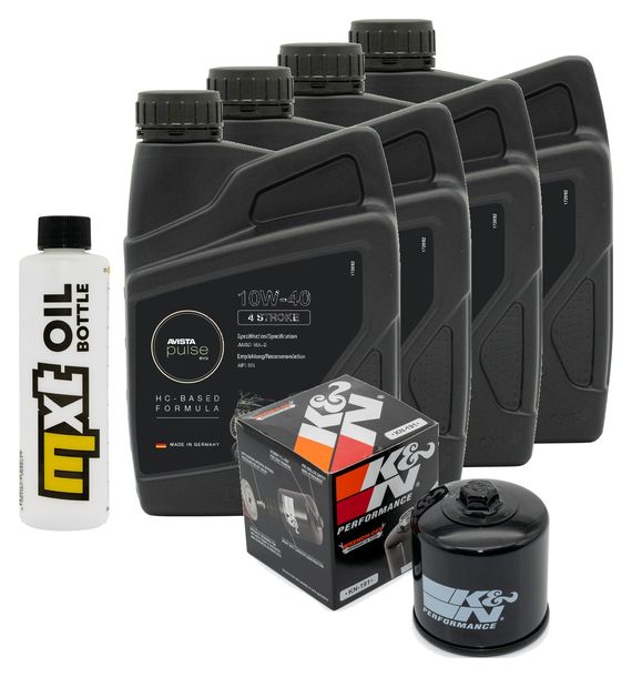 Inspektionspaket 4L 10W-40 + Ölfilter für Triumph Daytona T595 955 ccm Bj. 1997 - 1998