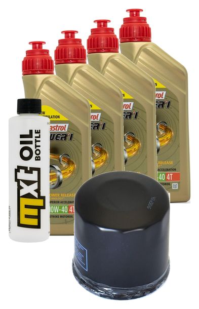 Inspektionspaket 4L 10W-40 + Ölfilter für Triumph Daytona T595 955 ccm Bj. 1997 - 1998