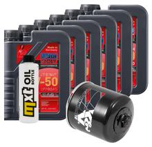 Pacchetto di ispezione 6L 10W-50+filtro olio per Triumph Rocket III Roadster 2300 ccm Anno 2004 - 2016