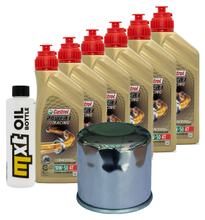 Pacchetto di ispezione 6L 10W-50+filtro olio per Triumph Rocket III Roadster 2300 ccm Anno 2004 - 2016