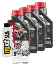 Inspectiepakket 4L 10W-50 + Oliefilter voor Triumph Tiger Explorer XC Speed Triple EFI R Street Thruxton 675 - 1200 ccm Bj. 2008 - 2018
