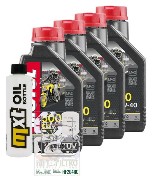 Inspektionspaket 4L 10W-40 + Ölfilter + 3x Zündkerze für Triumph Speed Triple i 955 ccm Bj. 2000 - 2001