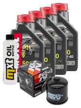 Inspektionspaket 4L 10W-40 + Ölfilter + 3x Zündkerze für Triumph Speed Triple i 955 ccm Bj. 2000 - 2001