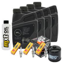 Pacote de Inspeção 4L 10W-40 + Filtro de Óleo + 3x Vela de Ignição para Triumph Speed Triple i 955 ccm Ano de Fabricação 2000 - 2001