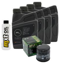 Inspection package 4L 10W-50 + oil filter + 3x spark plug for Triumph Speed Triple i 955 ccm Year 2003