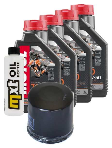 Inspektionspaket 4L 10W-50 + Ölfilter für Triumph Speedmaster 800 790 ccm Bj. 2003