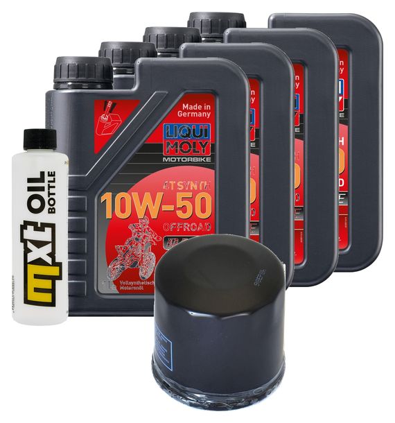 Inspektionspaket 4L 10W-50 + Ölfilter für Triumph Speedmaster 800 790 ccm Bj. 2003