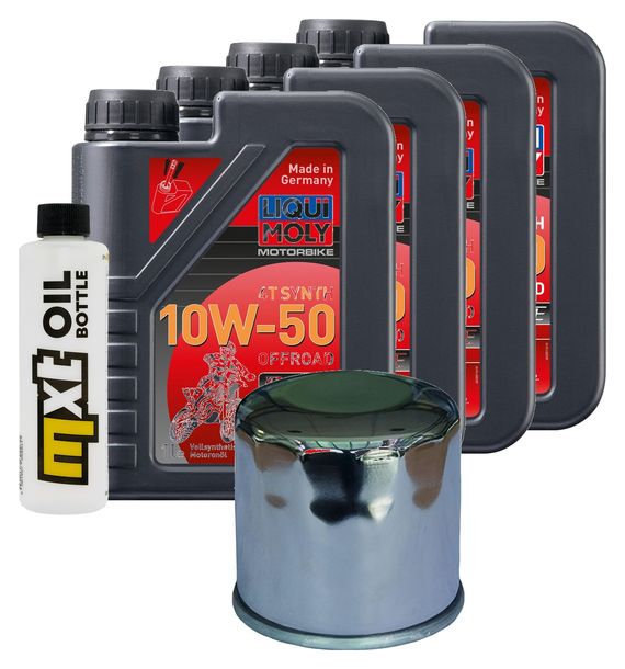 Inspektionspaket 4L 10W-50 + Ölfilter für Triumph Speedmaster 800 790 ccm Bj. 2003