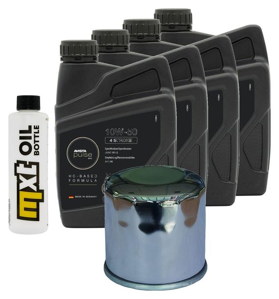 Inspektionspaket 4L 10W-50 + Ölfilter für Triumph Speedmaster 800 790 ccm Bj. 2004