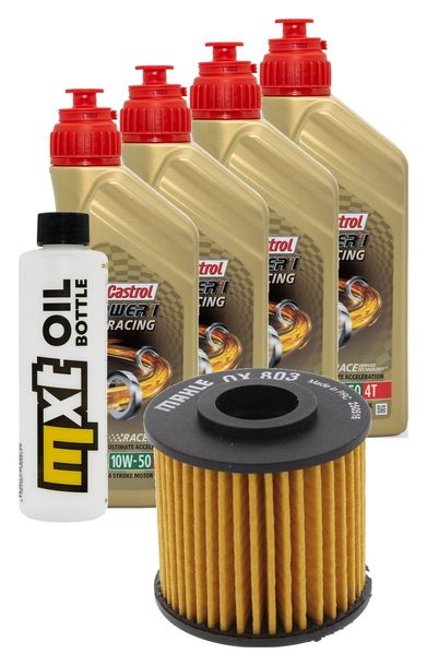 Inspektionspaket 4L 10W-50 + Ölfilter für Yamaha BT Bull Dog 1100 ccm Bj. 2006