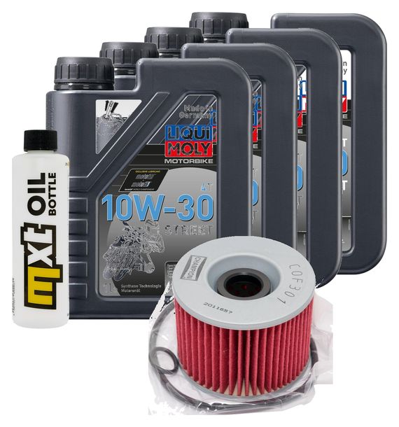 Pacchetto di ispezione 4L 10W-30+filtro olio per Yamaha FJ A 1200 ccm Anno 1998 - 1999