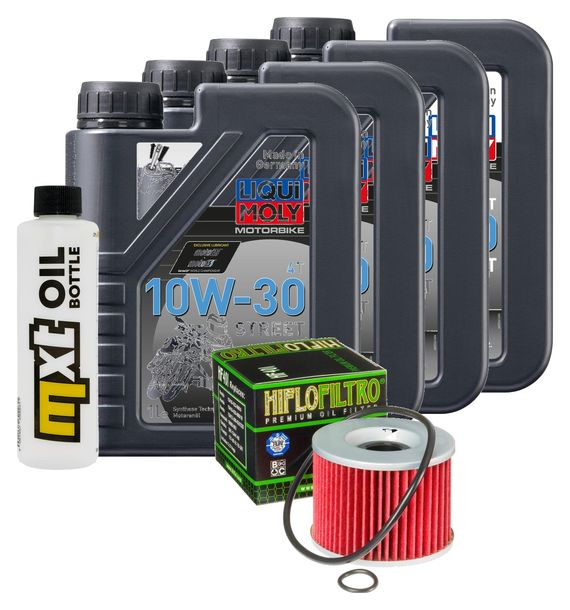 Pacchetto di ispezione 4L 10W-30+filtro olio per Yamaha FJ U T 1200 ccm Anno 1985