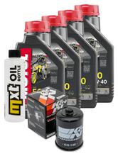 Inspection package 4L 10W-40 + oil filter for Yamaha FJR 1300 ccm Year 2001 - 2003