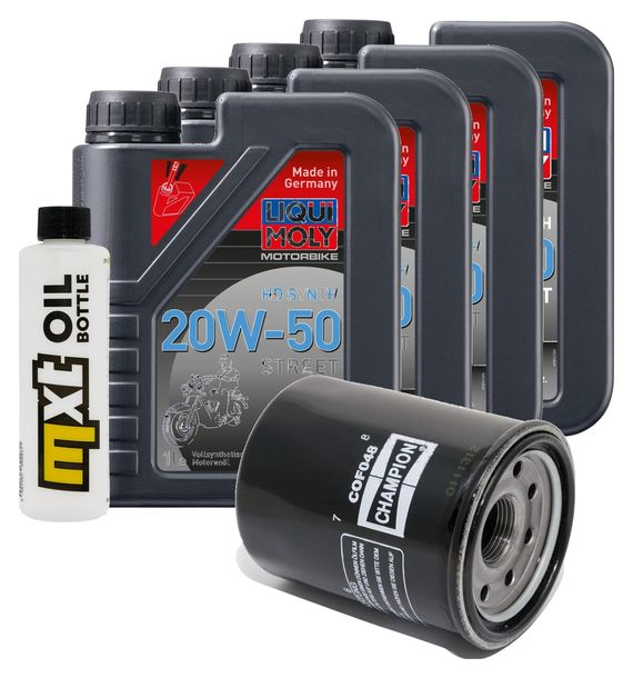 Inspektionspaket 4L 20W-50 + Ölfilter für Yamaha FJR 1300 ccm Bj. 2004 - 2010
