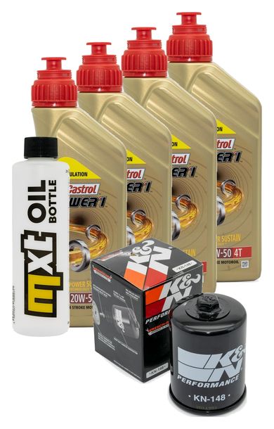 4L 20W-50 inspection package+ oil filter for Yamaha FJR 1300 ccm Year 2004 - 2010