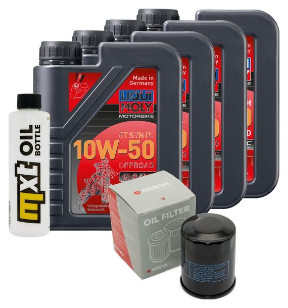Paquete de inspección 4L 10W-50+filtro de aceite para Yamaha FJR 1300 ccm Año 2011 - 2012
