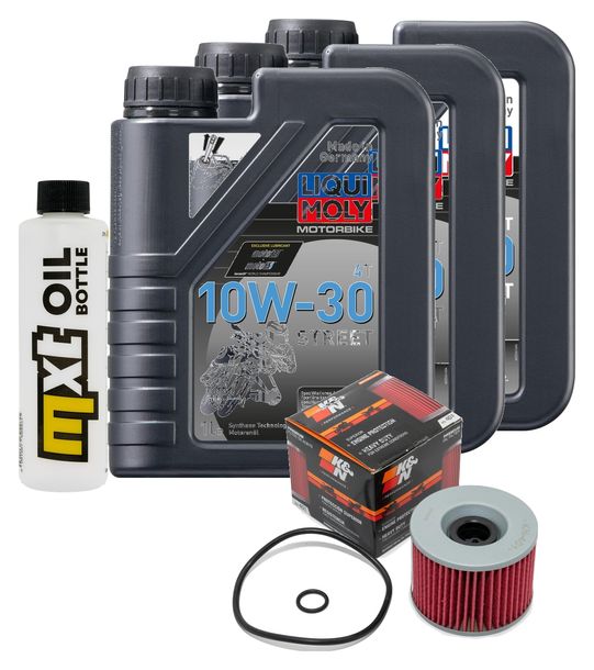 Inspektionspaket 3L 10W-30 + Ölfilter für Yamaha FZ Genesis A FZX L 750 ccm Bj. 1985 - 1989