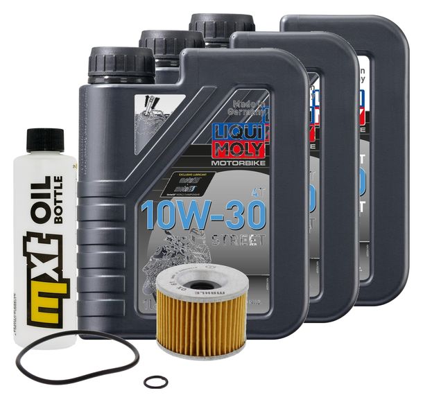 Inspektionspaket 3L 10W-30 + Ölfilter für Yamaha FZ Genesis A 750 ccm Bj. 1989