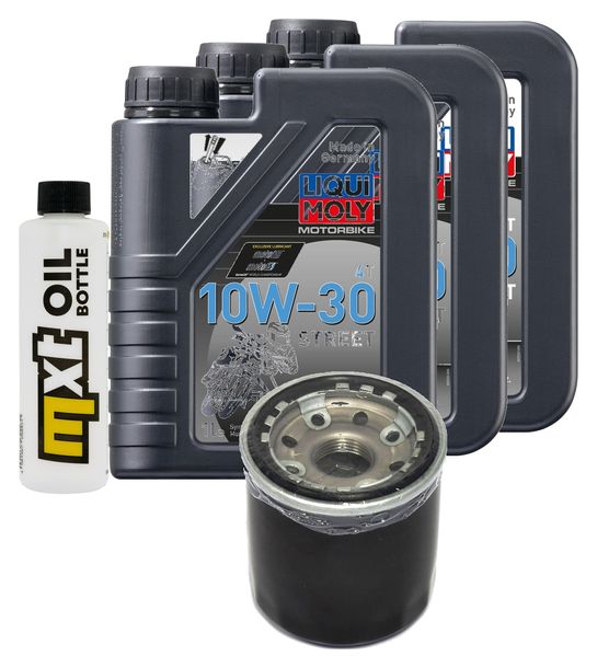 Paquete de inspección 3L 10W-30 + filtro de aceite para Yamaha FZR Exup R 1000 ccm Año 1991