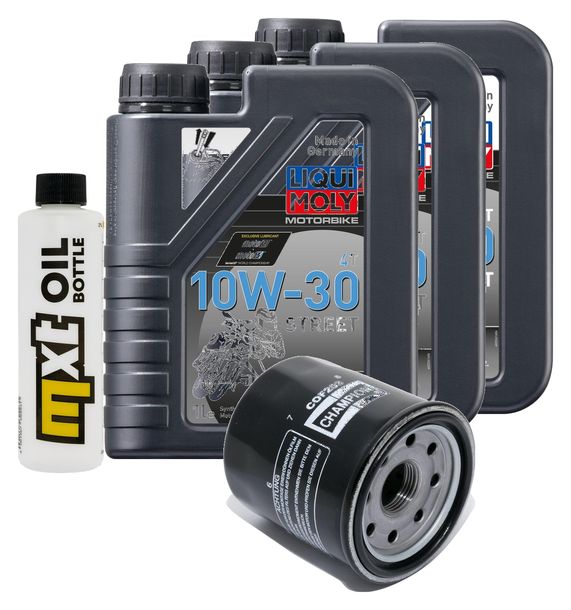 Pacchetto di ispezione 3L 10W-30 + filtro olio per Yamaha FZR Genesis 600 ccm Anno 1990