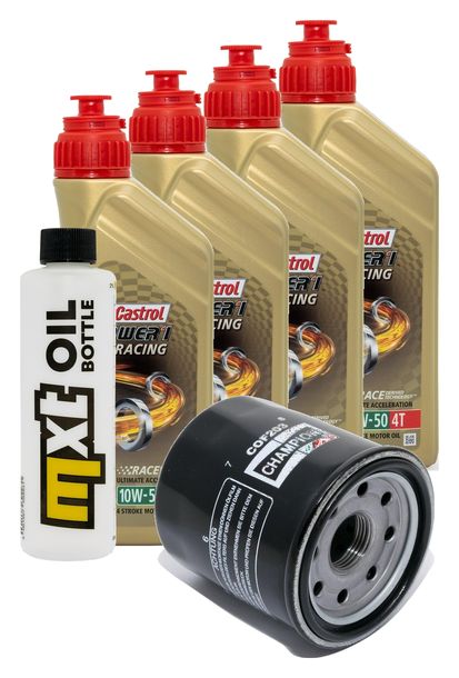 4L 10W-50 inspection package+ oil filter for Yamaha FZR R 600 ccm Year 1996