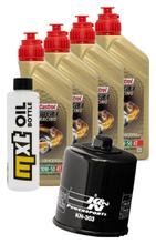 4L 10W-50 inspection package+ oil filter for Yamaha FZS Fazer 1000 ccm Year 2003