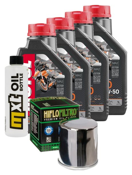 Inspektionspaket 4L 10W-50 + Ölfilter für Yamaha FZS Fazer 1000 ccm Bj. 2004 - 2005