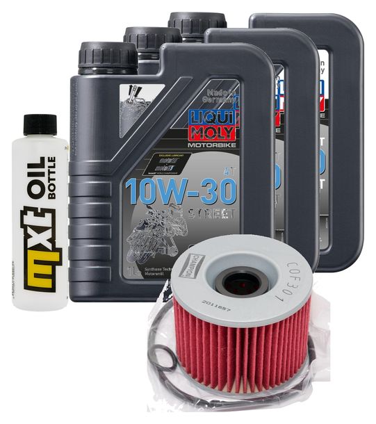 Pacchetto di ispezione 3L 10W-30 + filtro olio per Yamaha FZX L 750 ccm Anno 1986