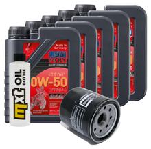 Inspektionspaket 5L 10W-50 + Ölfilter für Yamaha MT-01 1700 1670 ccm Bj. 2010 - 2012