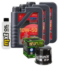 Inspection package 3L 10W-50 + oil filter + 2x spark plug for Yamaha MT-07 689 / 700 ccm Year 2014 - 2015