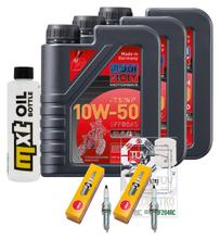 Inspection package 3L 10W-50 + oil filter + 2x spark plug for Yamaha MT-07 689 / 700 ccm Year 2014 - 2015