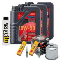 Inspection package 3L 10W-50 + oil filter + 2x spark plug for Yamaha MT-07 689 / 700 ccm Year 2014 - 2015