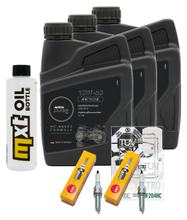 Inspection package 3L 10W-50 + oil filter + 2x spark plug for Yamaha MT-07 689 / 700 ccm Year 2014 - 2015