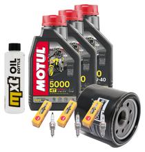 Inspection package 3L 10W-40 + oil filter + 3x spark plug for Yamaha MT-09 847 ccm Year 2014