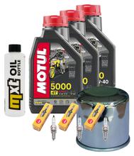 Inspection package 3L 10W-40 + oil filter + 3x spark plug for Yamaha MT-09 847 ccm Year 2014