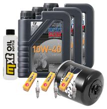 Pacchetto di ispezione 3L 10W-40 + filtro olio + 3x candela per Yamaha MT-09 847 ccm Anno 2014
