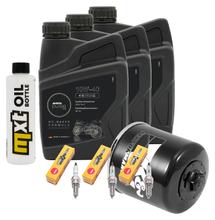 Pacchetto di ispezione 3L 10W-40 + filtro olio + 3x candela per Yamaha MT-09 847 ccm Anno 2014